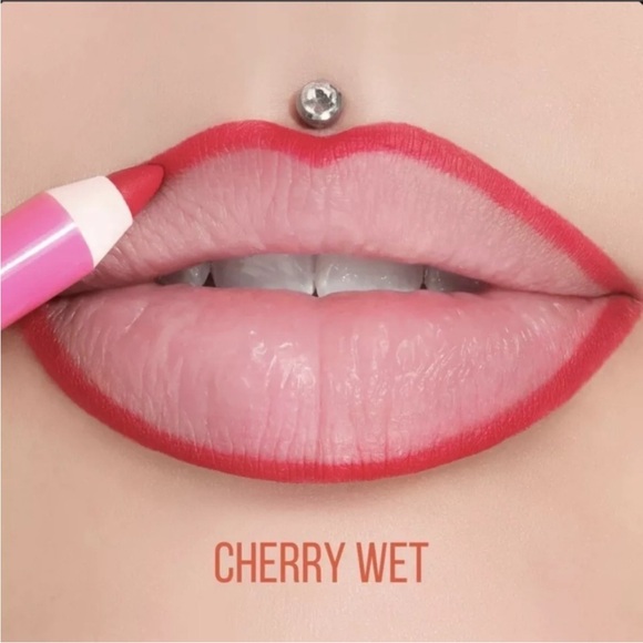 NEW Jeffree Star Velour Lip Liner Cherry Wet 1.2g / .042 oz - Picture 2 of 12